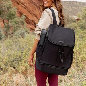 Poppy & Peonies The Summit Backpack Black